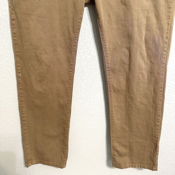 Mott & Bow Jeans Mens 38x30 Slim Merc Green Denim Straight Leg Stretch Casual - Picture 3 of 16